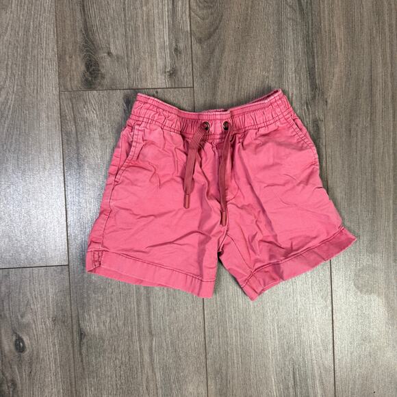 Crewcuts J.Crew Pier Short Boys 4T Pink Stretch Twill Drawstring Elastic Waist - Picture 2 of 6